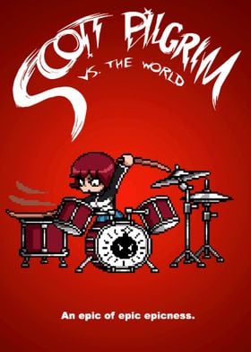 scott pilgrim drums band