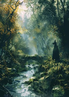 Fantasy Forest Decor Art