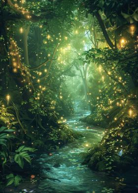 Fairy Fantasy Forest Art