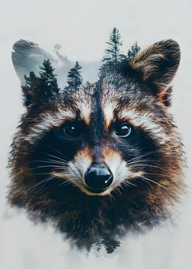 Forest Sentinel Raccoon