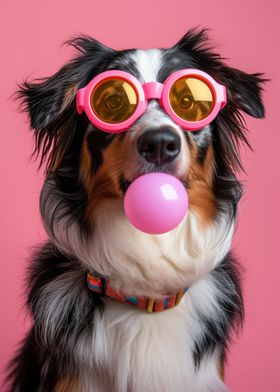 Australian Shepherd Bubble