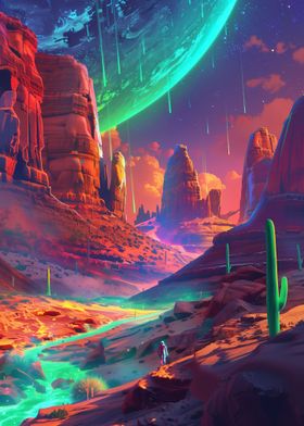 Mythical World Neon Color