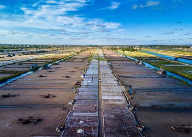 Working on salt fields