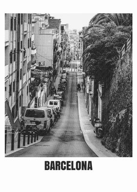 Barcelona city street