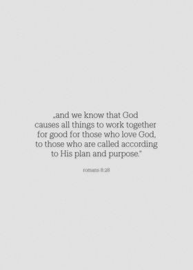 romans 8 verse 28