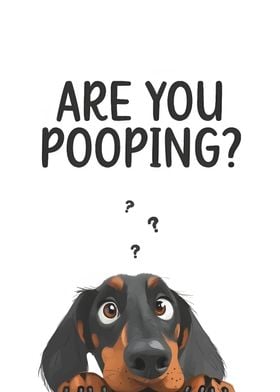 Funny Toilet dog