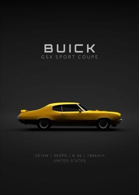 Buick GSX Yellow Specs