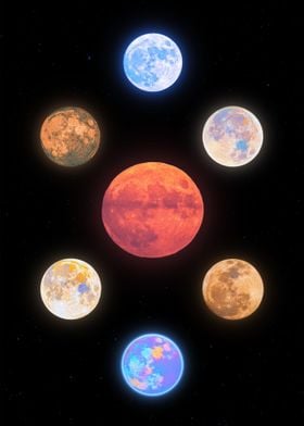 Moon Collage