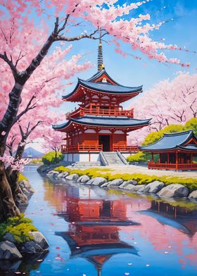 Japanese Temple Artwork