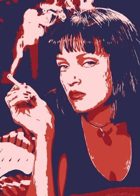 Pulp Fiction Retro Art