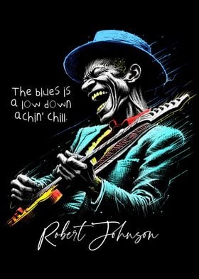 Robert Johnson caricature