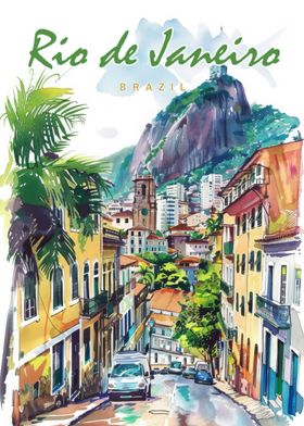 Rio City Watercolor