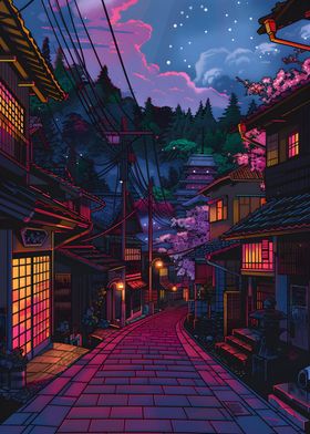 Japanese Village retrowave