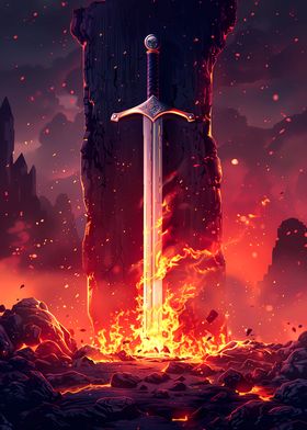 Excalibur the magic sword