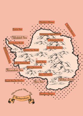 Map Of Antarctica