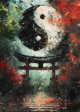 Torii Gate Yin and Yang