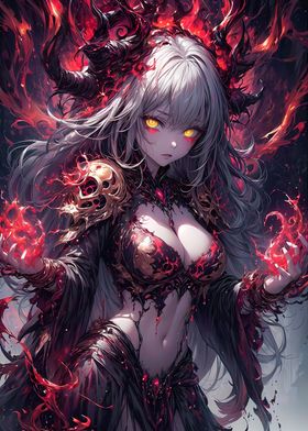 Evil Demon Anime Girl