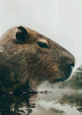 Capybara Reflections