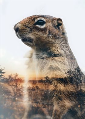 Sunset Ground Squirrel