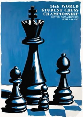 Vintage Chess Poster