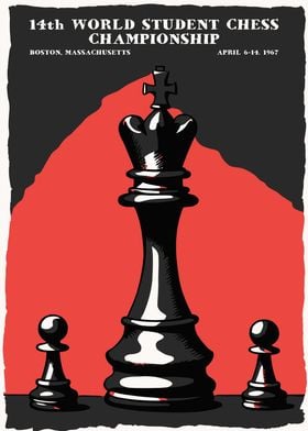 Vintage Chess Poster