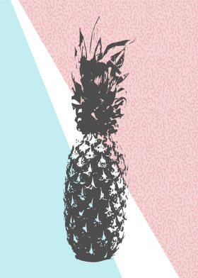 Pineapple Pastel Style Art