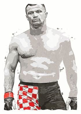 Mirko Cro Cop Painting