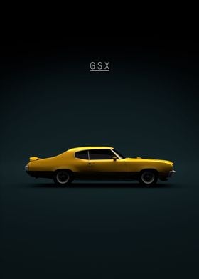1970 Buick GSX Yellow