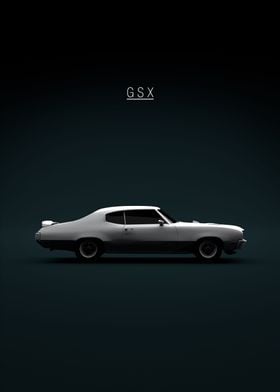 1970 Buick GSX White