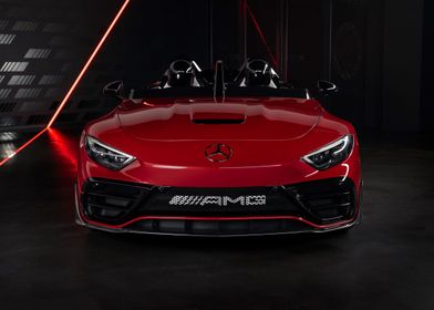 Concept red Mercedes 