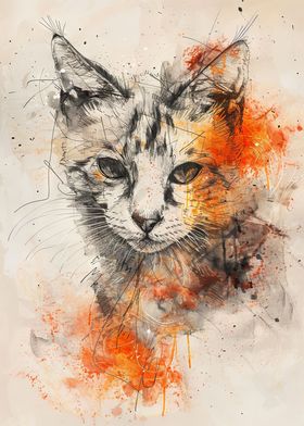 Painting of a Cat