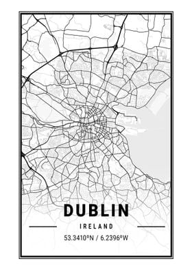 Map of Dublin