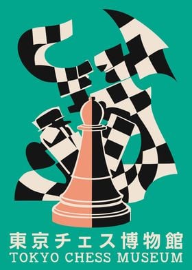 Tokyo Chess Museum Poster