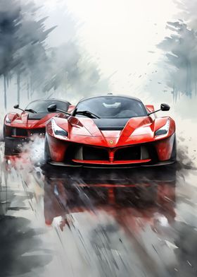 Ferrari LaFerrari Car race