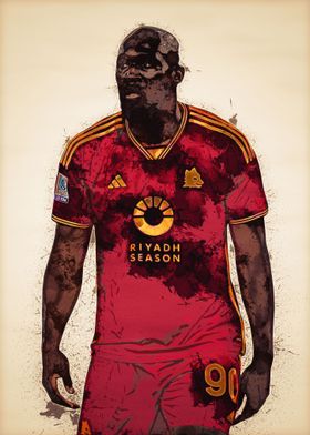 Romelu Lukaku Paint