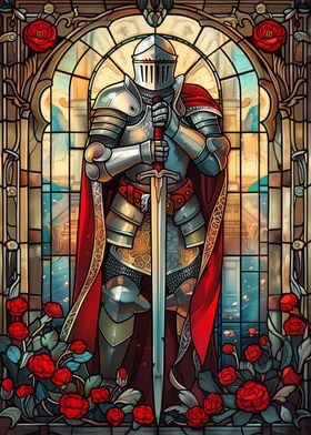 Knight Stained Glass