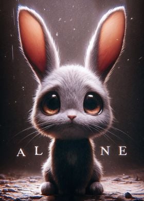 rabbit alone