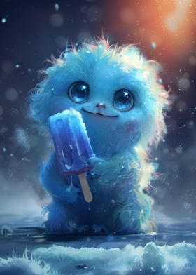 Unfluffy Popsicle Monster