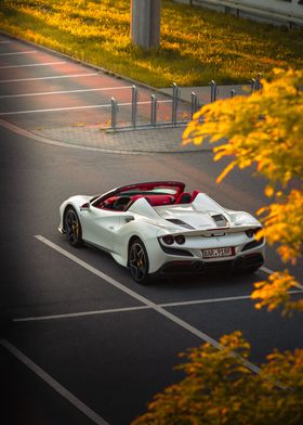 Ferrari F8 Bird View