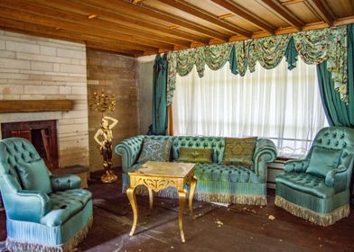 Luxury turquoise room