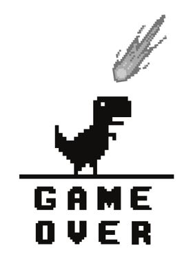 dinosaur game over