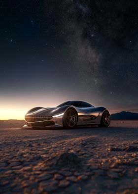 Space Sci Fi Car