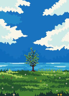 Lonely Tree Scenery