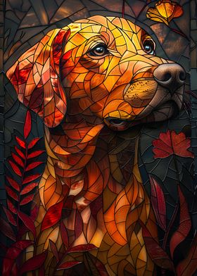 abstract labrador Dog