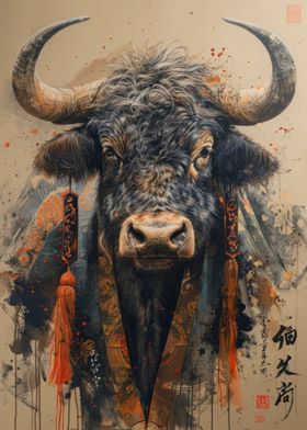 Majestic Ox in Hanfu