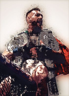 Conor McGregor Splatter