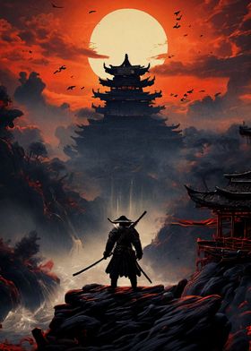 samurai moon japan