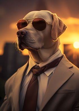 Gentleman White Labrador