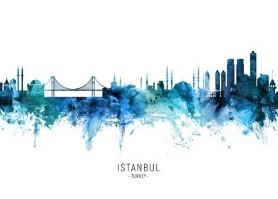 Istanbul Skyline Turkey