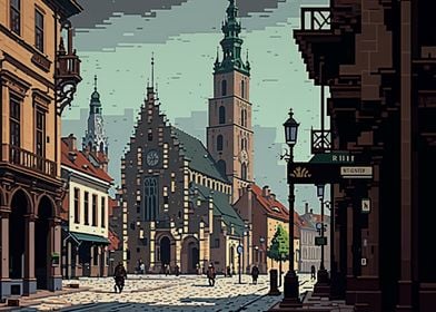 Cracow Pixel Art